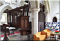 TL2744 : St Mary, Guilden Morden - Screen & pulpit by John Salmon