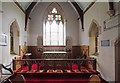 TQ7512 : St George, Crowhurst - Sanctuary by John Salmon