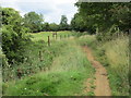 SO9439 : Footpath by a disused quarry by Jonathan Thacker