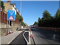 SE2334 : Floating bus stop on Stanningley Road (1) by Stephen Craven