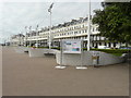 TR3241 : Port of Dover noticeboard, Waterloo Crescent by John Baker