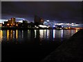 SJ8097 : Manchester Ship Canal, Trafford Wharf by David Dixon