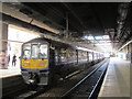 SJ8499 : Manchester Victoria station: former Thameslink train by Stephen Craven