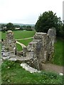 TQ4109 : St Pancras Priory, Lewes - Frater and corner tower by Rob Farrow