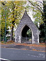 SU9677 : Eton Cemetery lychgate by Jaggery