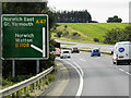 TG1608 : A47 Norwich Bypass near Little Melton by David Dixon