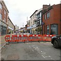 SJ8990 : De-pedestrianisation of Prince's Street by Gerald England