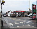 SO0391 : Zebra crossing, Carno Road, Caersws by Jaggery