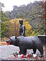 NT2573 : Wojtek in Princes Street Gardens by M J Richardson