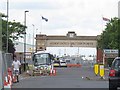 SU4111 : Entrance to Berth 101, Southampton Docks by Stephen Craven