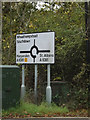 TL1313 : Roadsign on the B487 Redbourn Lane by Geographer