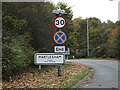 TM2446 : Martlesham Village Name sign on Main Road by Geographer