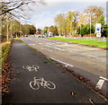 SJ8005 : Cycle route, Cosford by Jaggery