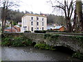 ST8599 : Stone bridge over Nailsworth Stream, Nailsworth by Jaggery