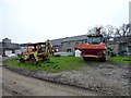 NZ1259 : Old tractors at Broomfield Farm, Chopwell by Robert Graham