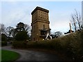 SK3516 : Ashby Water Tower under renovation by Oliver Mills