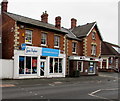 SO8005 : High Street charity shop and bank branch, Stonehouse by Jaggery