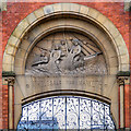 SJ8498 : Wholesale Fish Markets Frieze by David Dixon