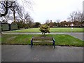 SJ9295 : Ron Horsfield's bench by Gerald England