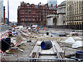 SJ8398 : New Tramlines at St Peter's Square (January 2016) by David Dixon