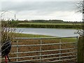 SK8913 : Flooded pasture near Cottesmore by Alan Murray-Rust