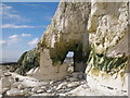 TV5397 : Natural arch on the Seven Sisters, East Sussex by Adrian Diack