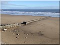 NZ4155 : Groyne on Hendon Beach by Oliver Dixon