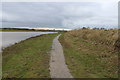 NX4454 : Path from Bird Hide to Wigtown Harbour by Billy McCrorie