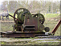 SK4151 : Brittain Pit - former steam winch by Chris Allen