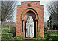 J3175 : Queen Victoria sculpture, Shankill Graveyard, Belfast - March 2016(1) by Albert Bridge