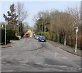 SJ3043 : Station Road towards Ruabon railway station by Jaggery