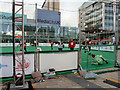 SJ8097 : Five-a-Side Football Pitch at MediaCityUK by David Dixon