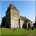 SO4831 : Tower of the Parish Church of St David, Much Dewchurch by Jaggery