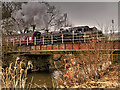 SD7916 : East Lancashire Railway, Square River Bridge at Ramsbottom by David Dixon