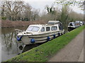 TQ2382 : Motorboat "Pegasus XV" on Paddington Arm canal by David Hawgood