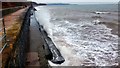 SX9777 : Waves breaking at Sea wall near Dawlish Warren by PAUL FARMER