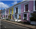 TQ2985 : Housing terrace, Leverton Street, Kentish Town by Jim Osley