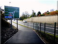 H4572 : Pathway along the Great Northern Road, Omagh by Kenneth  Allen