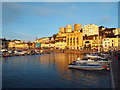 SX9163 : Evening sunshine, Torquay Old Harbour by Malc McDonald