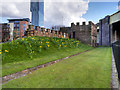 SJ8397 : Roman Ramparts and Gate Tower, Castlefield by David Dixon