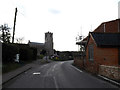 TM1354 : B1078 Church Road, Coddenham by Geographer