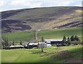 NT1442 : Ladyurd farm and hill fort by Jim Barton