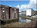 SE1437 : Buildings by the Leeds & Liverpool Canal, Shipley by Christine Johnstone