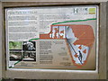 TQ8332 : Information board for the Hole Park Ice House by Marathon