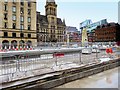 SJ8397 : St Peter's Square Tram Stop, April 2016 by David Dixon