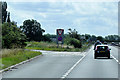 SK7963 : Southbound A1, Exit Sliproad between Carlton-on-Trent and Cromwell by David Dixon