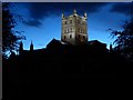 SO8932 : Floodlit Tewkesbury Abbey by Philip Halling