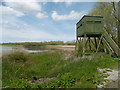 TR2261 : A birdwatching hide on Stodmarsh National Nature Reserve by Marathon