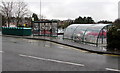 SO5140 : Three Station Approach shelters, Hereford by Jaggery