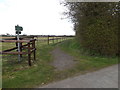 TM1449 : Bridleway to Rise Hall by Geographer